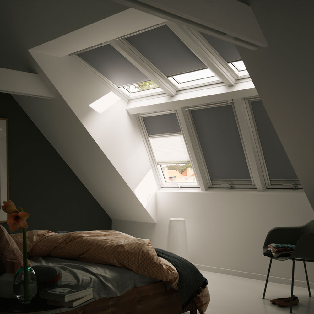 Velux Verduisterend Rolgordijn Plus Plissé 1662